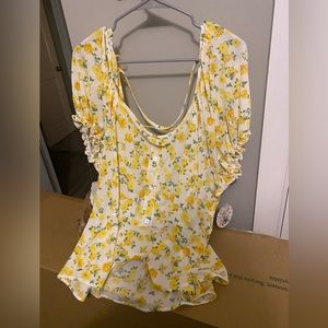 Love & Joy Floral Crop Top